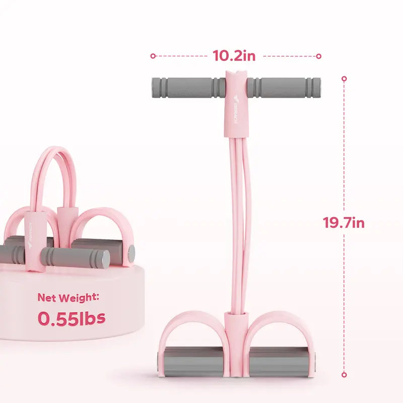 Merach Multifunction Pedal Resistance Band, Elastic Pull Rope Fitness