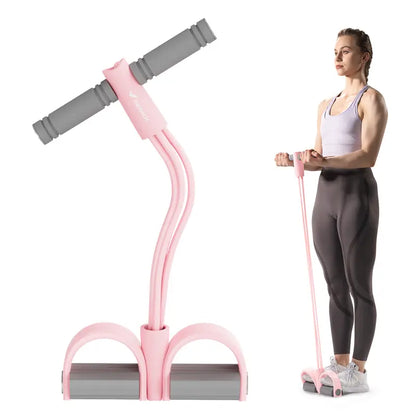 Merach Multifunction Pedal Resistance Band, Elastic Pull Rope Fitness