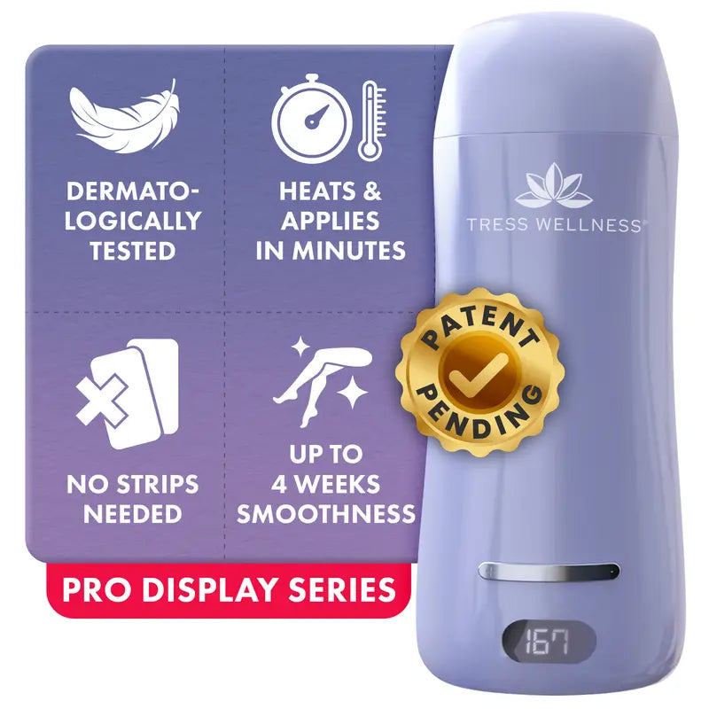 Hard Wax Roller for Body Hair Removal Roll On Wax Kit for Women Dermatologically Tested