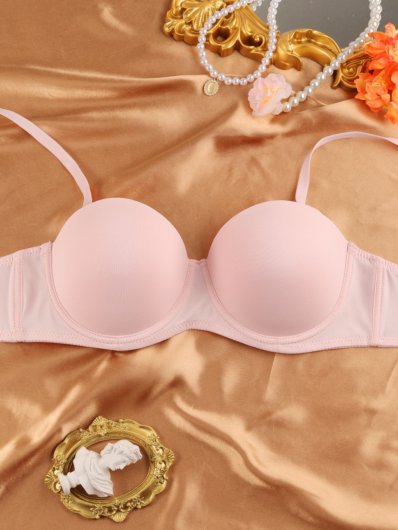 Gathered Anti-slip Plus-size Bras For European And American Export Markets