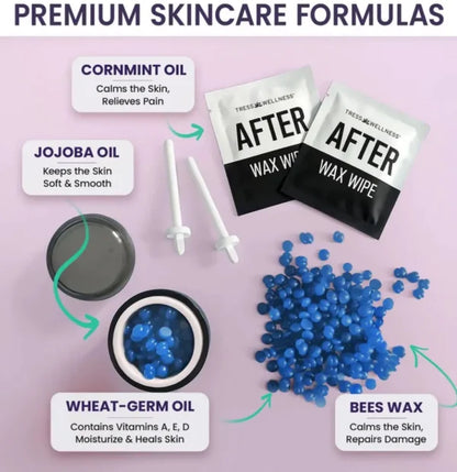 Easy to Use Nose & Brow Wax Kit for Women & Men