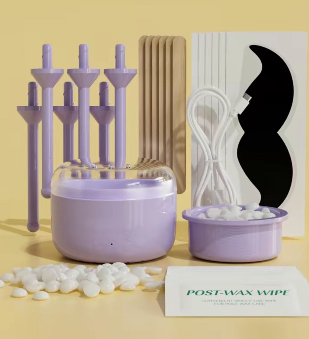 Easy to Use Nose & Brow Wax Kit for Women & Men