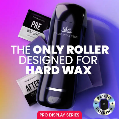 Hard Wax Roller for Body Hair Removal Roll On Wax Kit for Women Dermatologically Tested