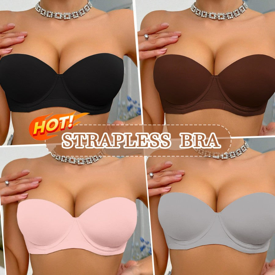 Gathered Anti-slip Plus-size Bras For European And American Export Markets