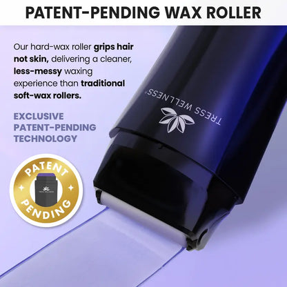 Hard Wax Roller for Body Hair Removal Roll On Wax Kit for Women Dermatologically Tested