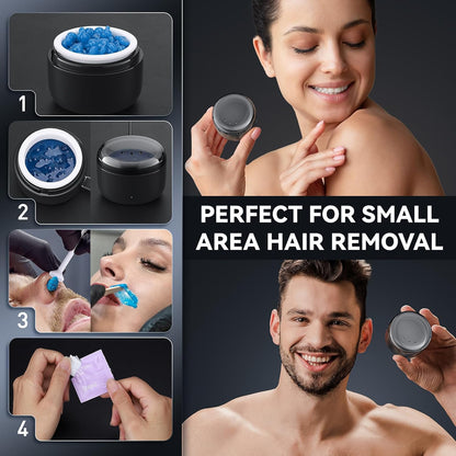Easy to Use Nose & Brow Wax Kit for Women & Men